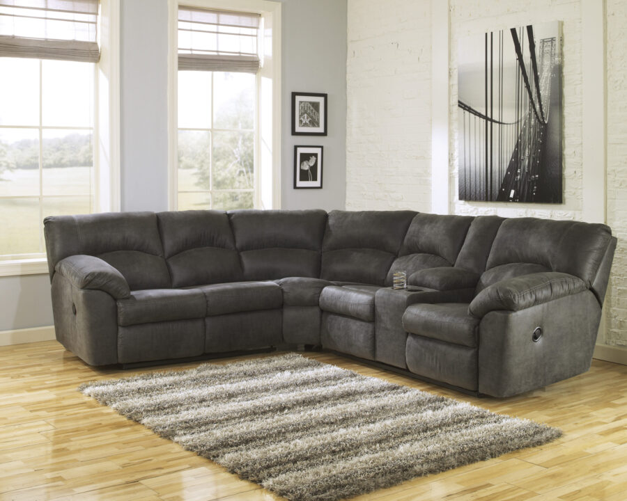 Ashley Tambo Canyon recliner nurgadiivan koosneb 2-osalisest sektsioonist