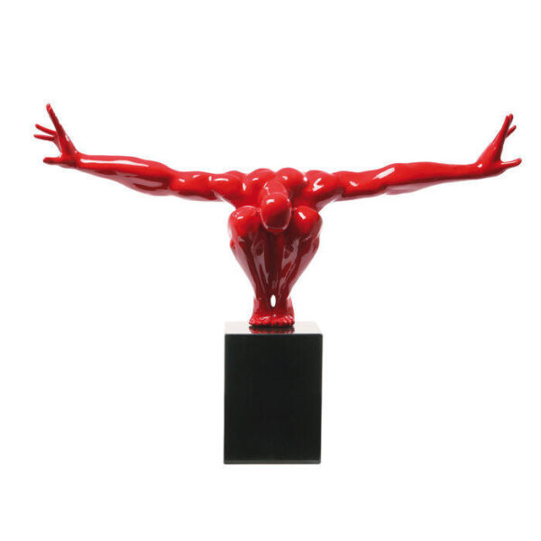 Kare Deco Object Athlet Red on maskuliinset jõudu demonstreeriv dekoratiivne kuju