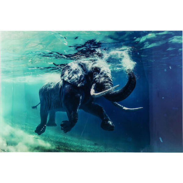 Seinapilt Swimming Elephant.