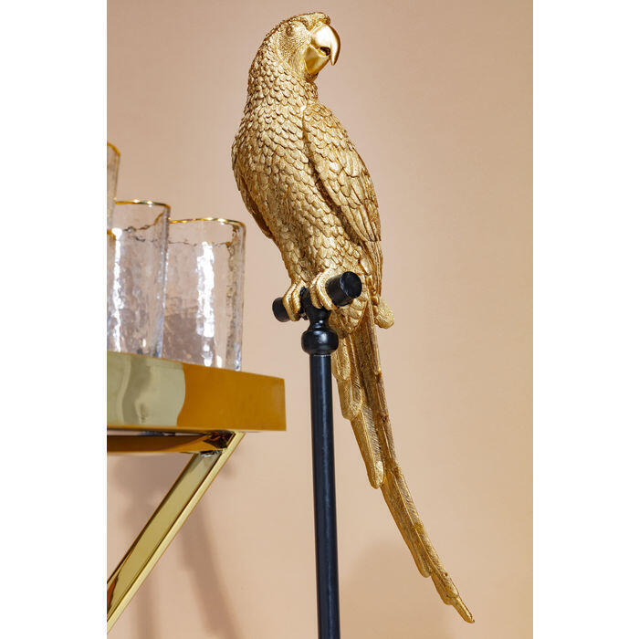 Kare kuju Parrot Gold on eksootiline dekoratiivne kuju.