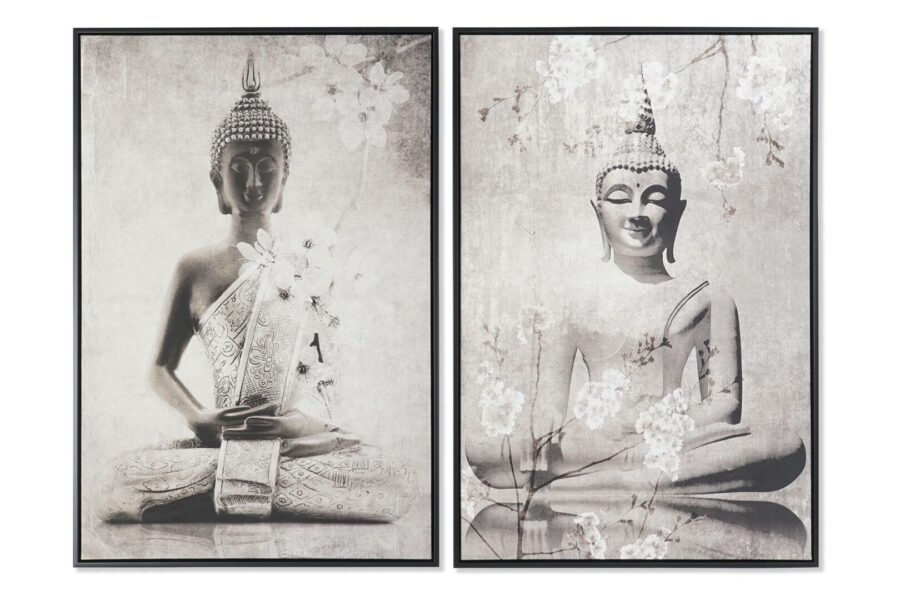 Kahest pildist koosnev seinapildid Buddha Relax komplekt