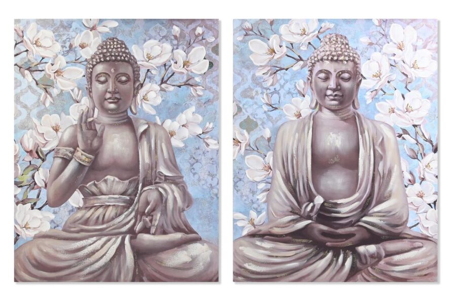 Käsitsi maalitud seinapildid Buddha Magnolia