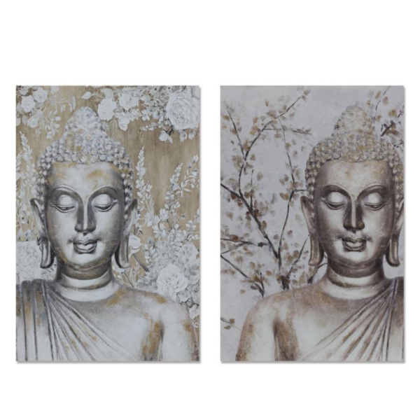Kahest pildist koosnev seinapiltide komplekt Buddha Harmony.