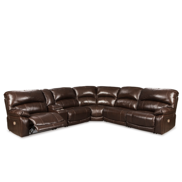 Recliner nurgadiivan Hallstrung Brown