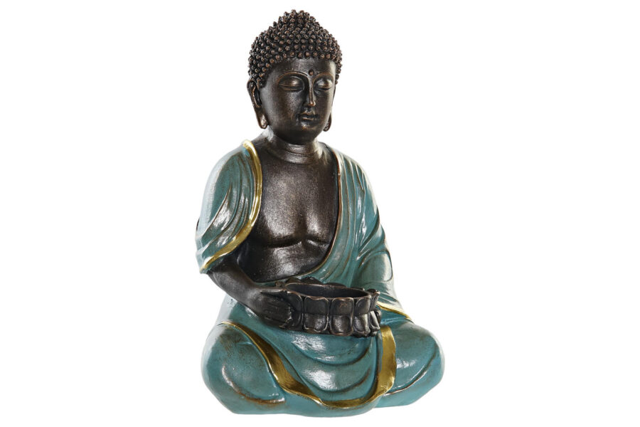 Dekoratsioon Buddha Candle on valmistatud kvaliteetsest ja tugevast resiinist