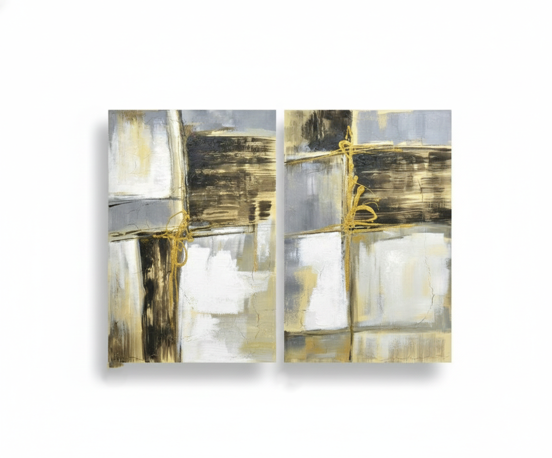 Seinapiltide komplekt Panel Abstract