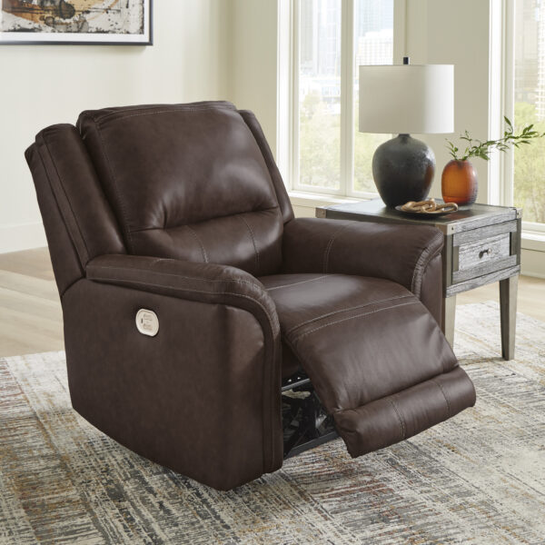 Recliner tugitool Trasimeno, tumepruun