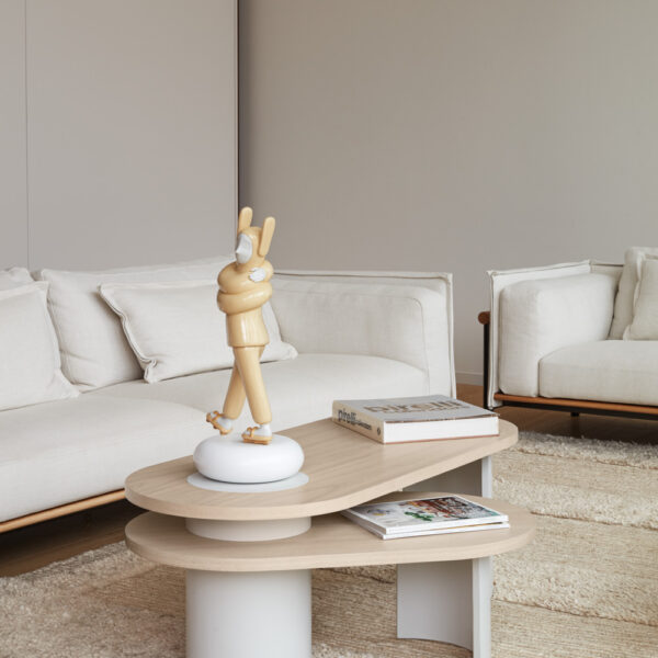 Moderne Teulat diivanilaud Nori Cream.
