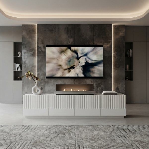 Tv-alus Doric White