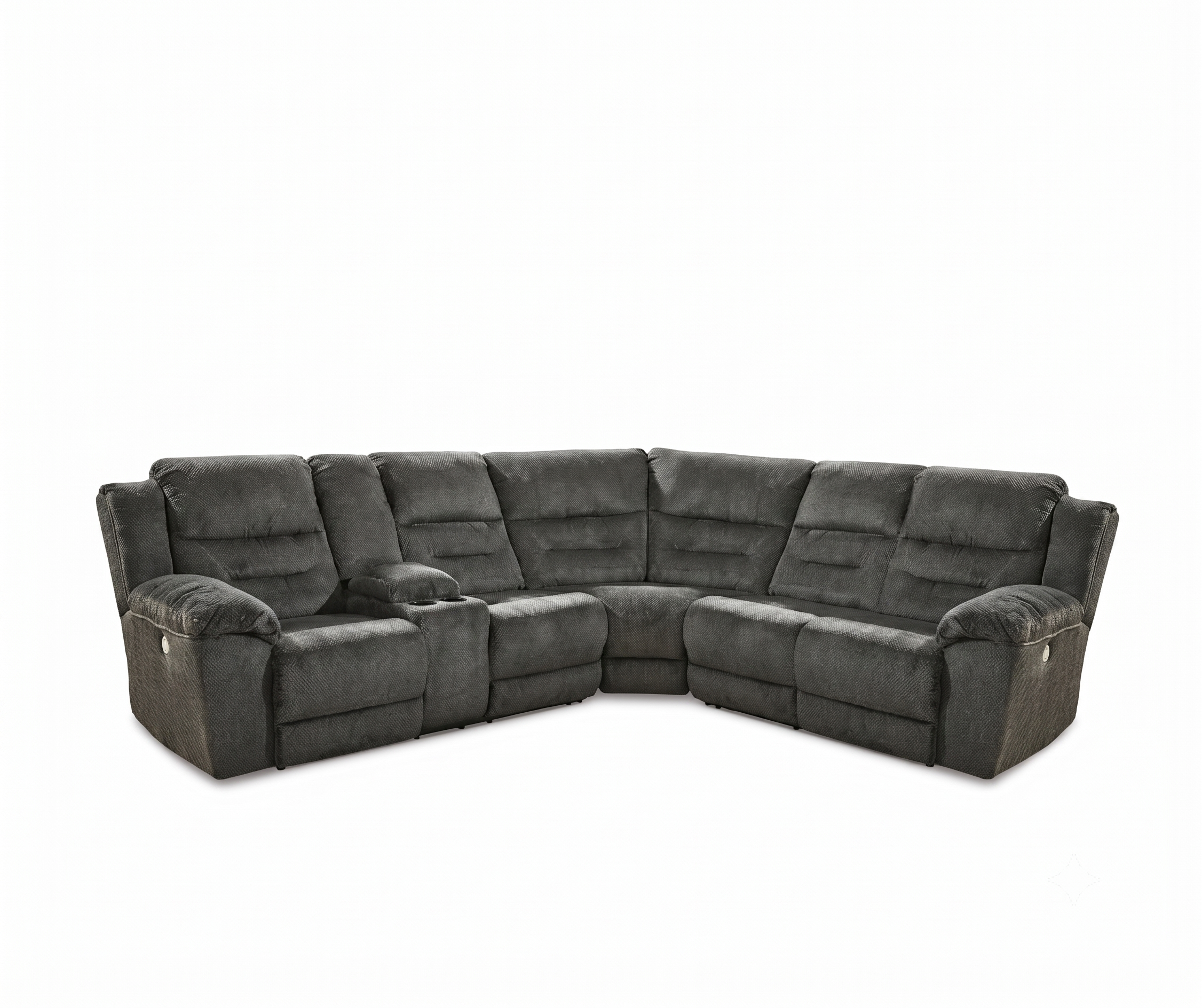 Tumehall Ashley Nettington recliner nurgadiivan eestvaates