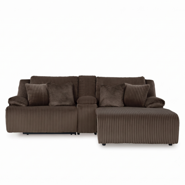 Konsooliga recliner nurgadiivan Top Tier