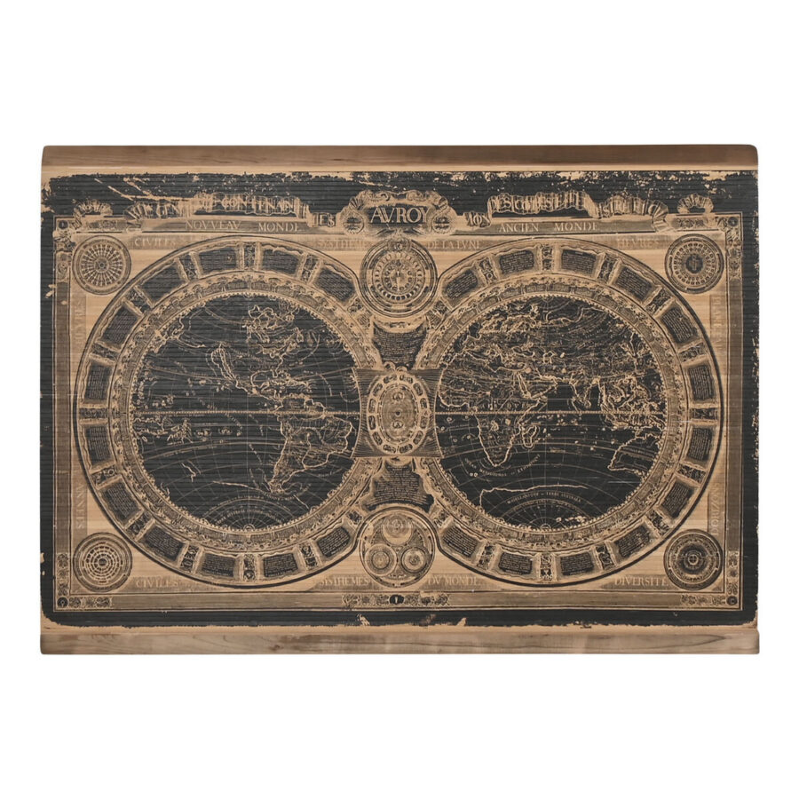 Seinadekoratsioon World Map