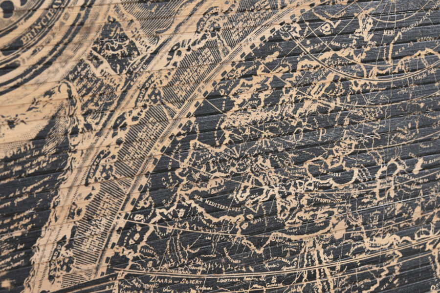 Seinadekoratsioon World Map - Image 3