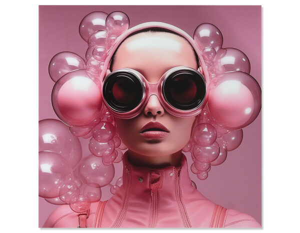 Seinapilt Pink Bubble