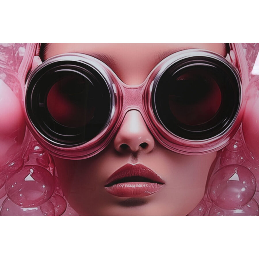 Seinapilt Pink Bubble - Image 2