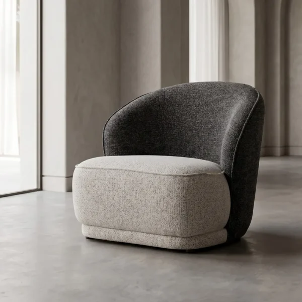 Modernne hall tugitool Bicolor elutoa interjööris