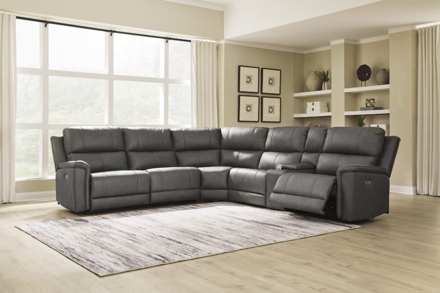Recliner konsooliga nurgadiivan Beryton - Image 19