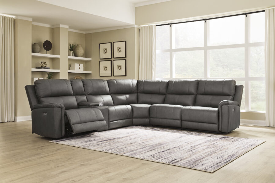 Recliner konsooliga nurgadiivan Beryton - Image 24