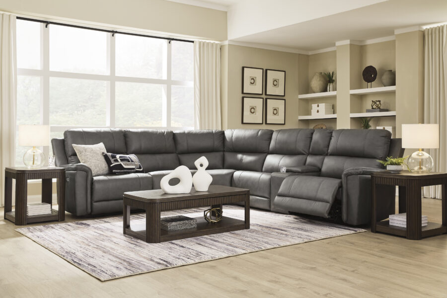 Recliner konsooliga nurgadiivan Beryton - Image 17