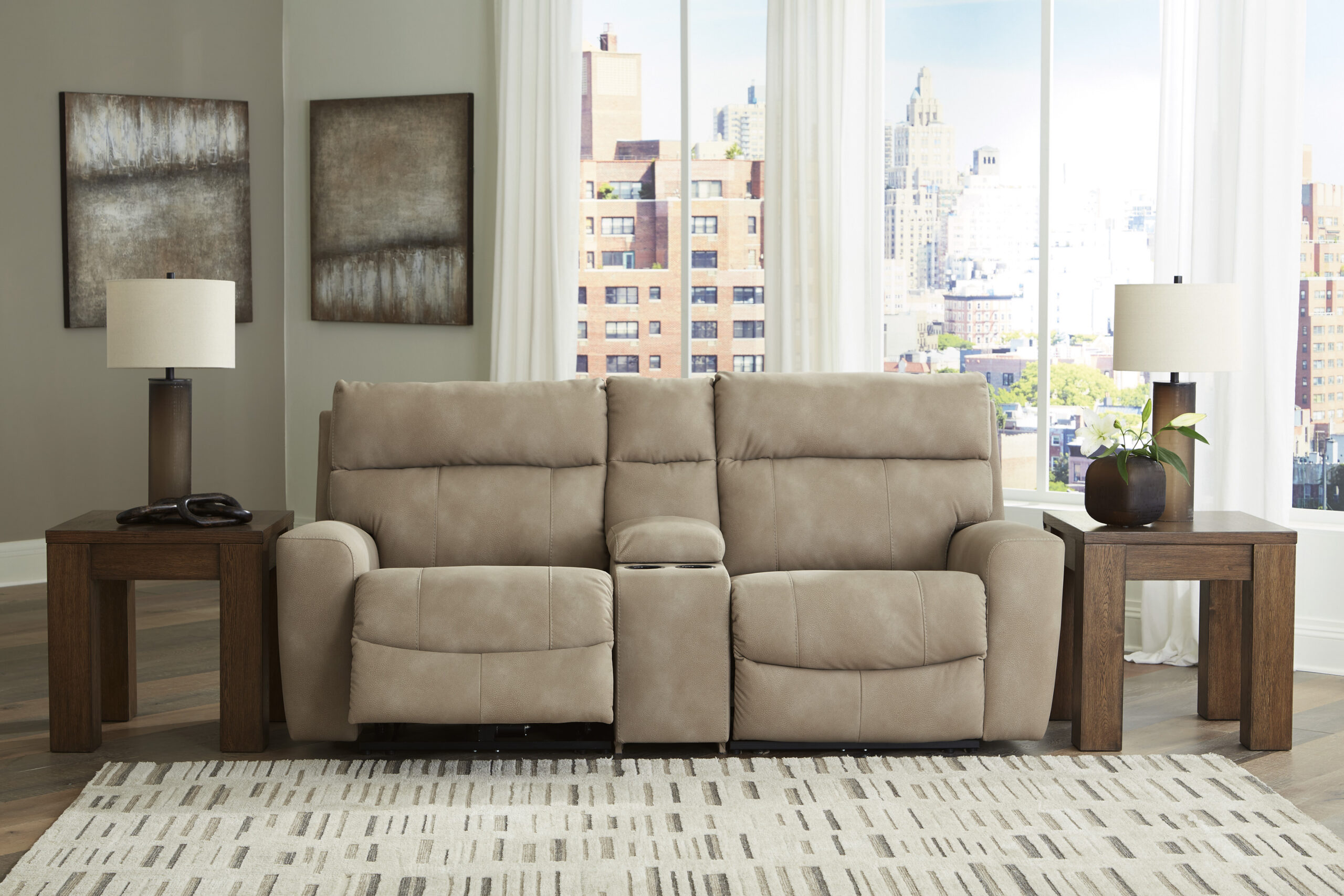 Konsooliga recliner diivan DuraPella - Image 15