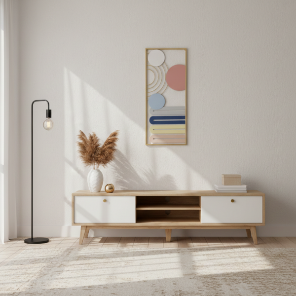 Seinakaunistus Colourful