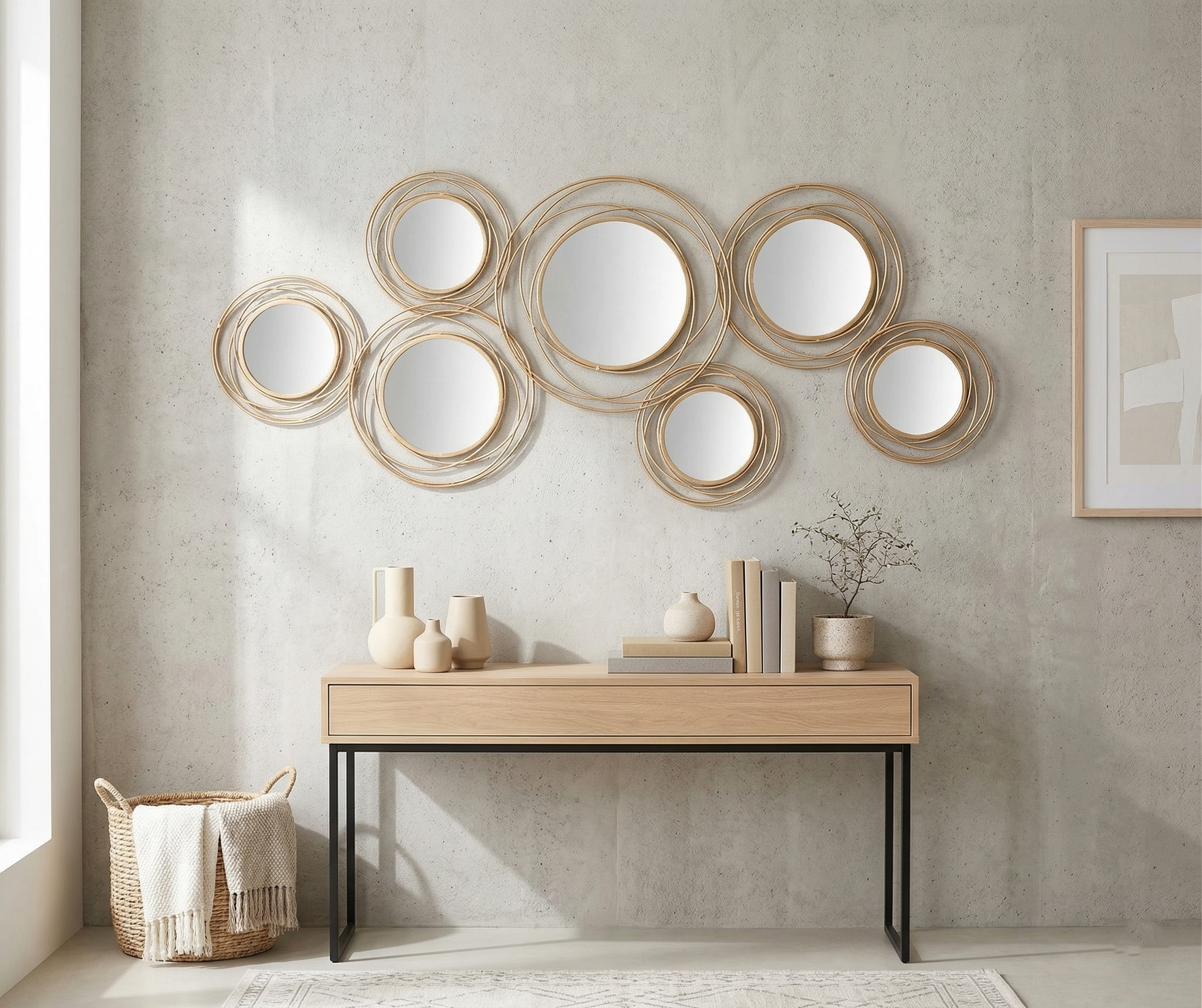 Seinakaunistus Specchio