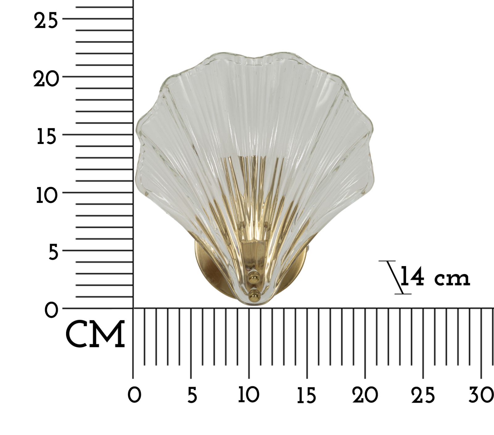Seinavalgusti Shell Gold - Image 7