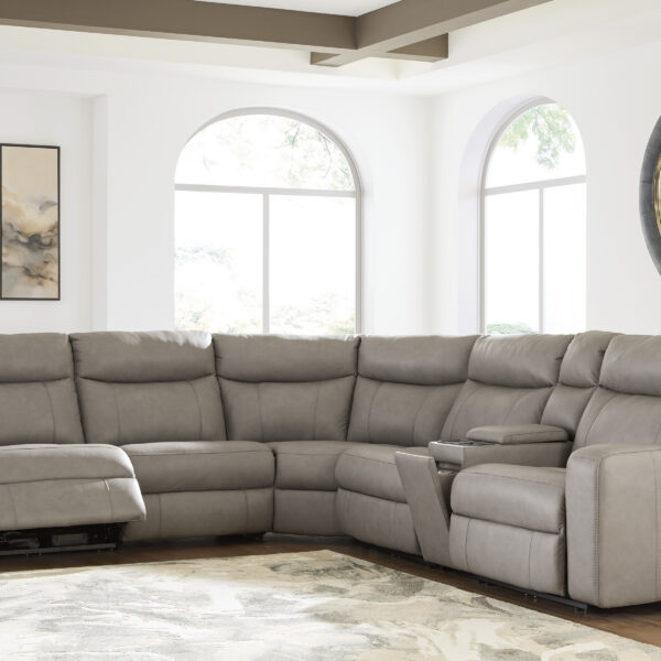 Recliner konsooliga nurgadiivan Strayton